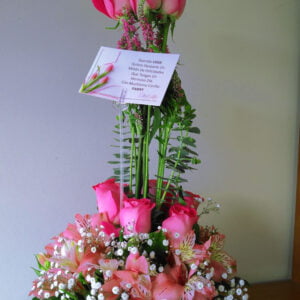 Arreglo de Rosas Rosadas: Delicadeza y Sentimiento (A-06)