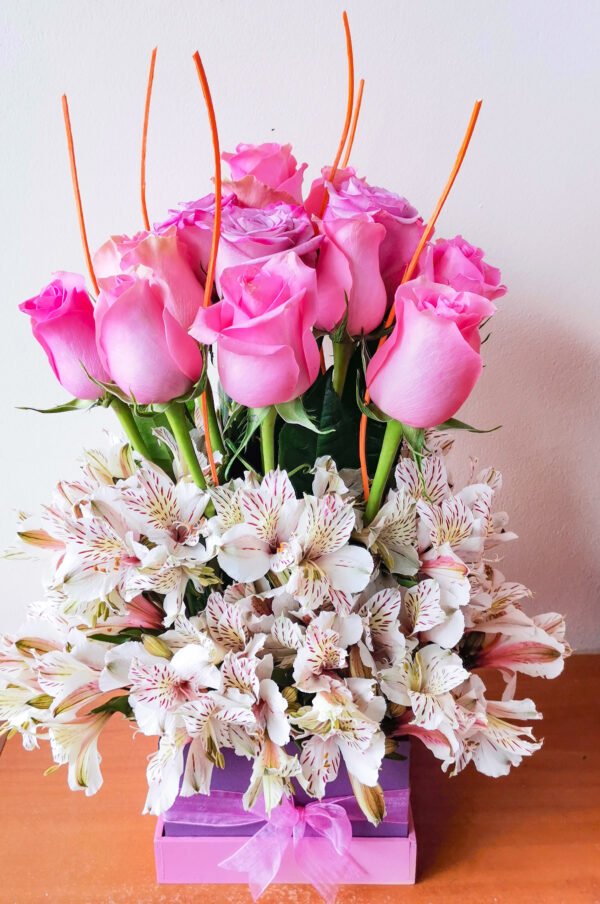 Arreglo Floral Rosas bebé (A-39)