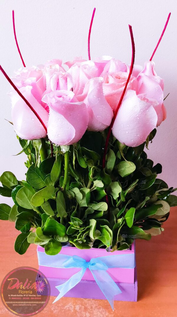 Arreglo floral Rosa Bebe (A-50)