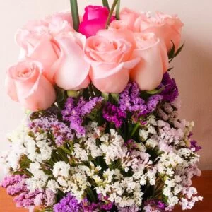 Arreglo Floral Rosas Bebe (A-58)