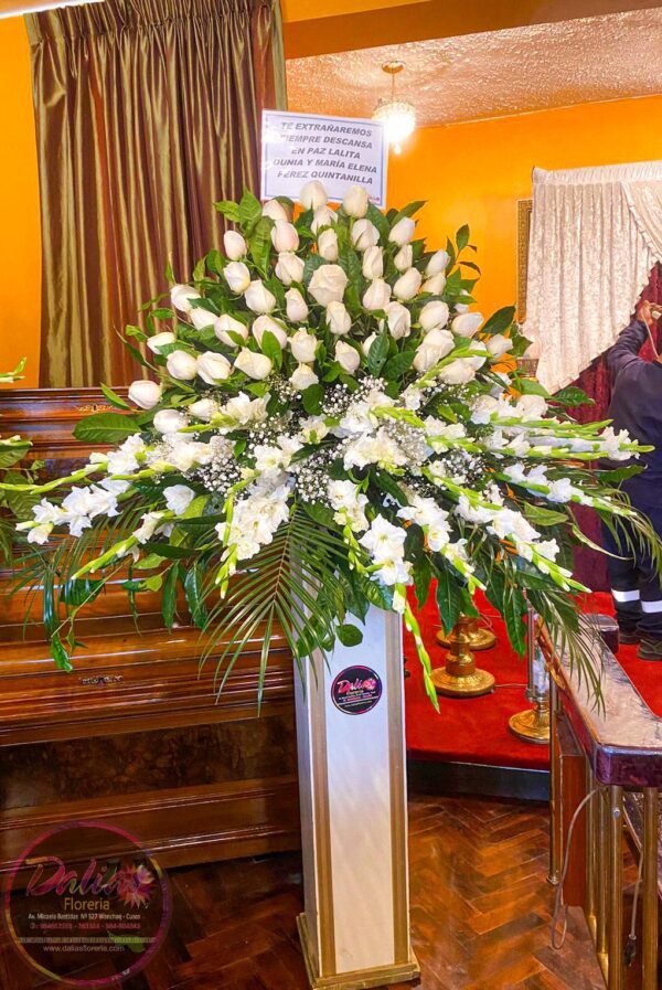 Pedestal floral cascada (P-49)
